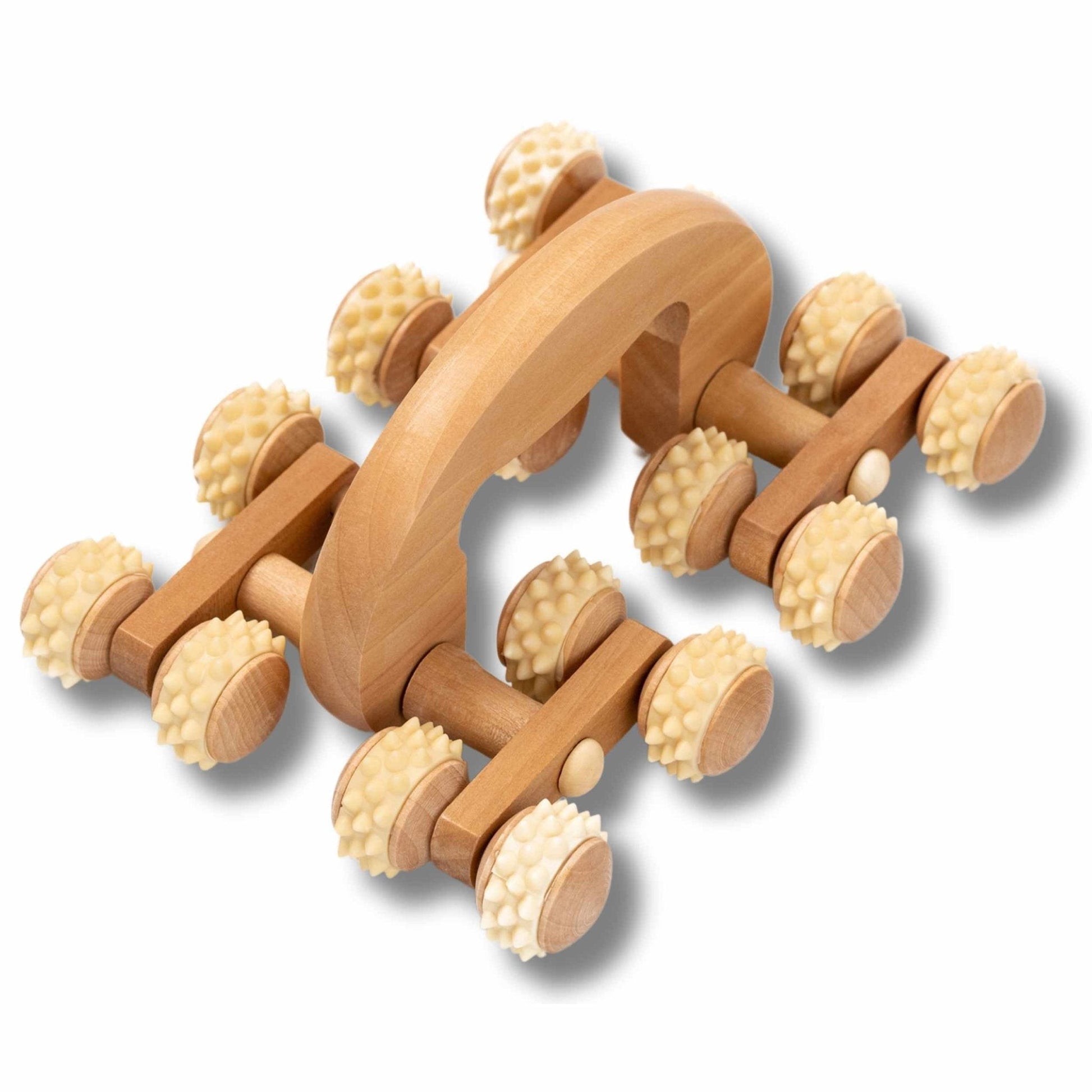 Natural Wooden Back Massager for Full Body Relief