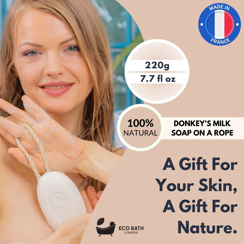 Donkey's Milk Soap on a Rope with Shea Butter 220g