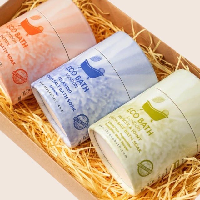 Epsom Salt Gift Set for Muscle Relief, Relaxation and Detox