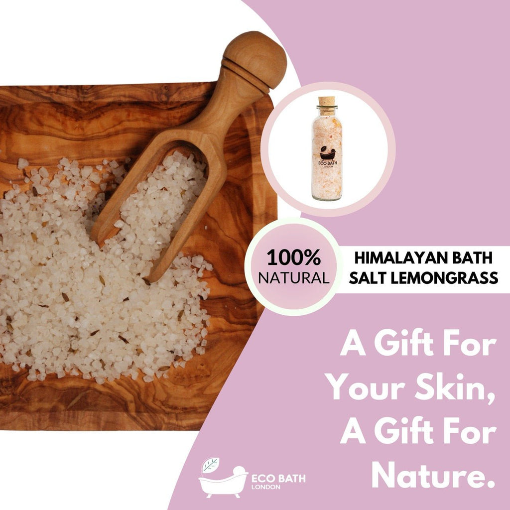 Lemongrass Himalayan Bath Salt 300g with Calendula