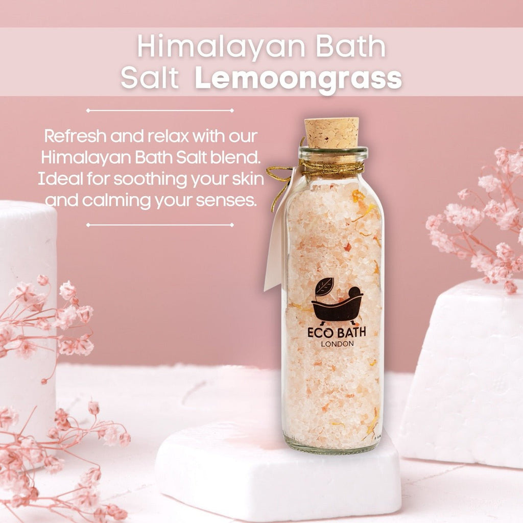 Lemongrass Himalayan Bath Salt 300g with Calendula