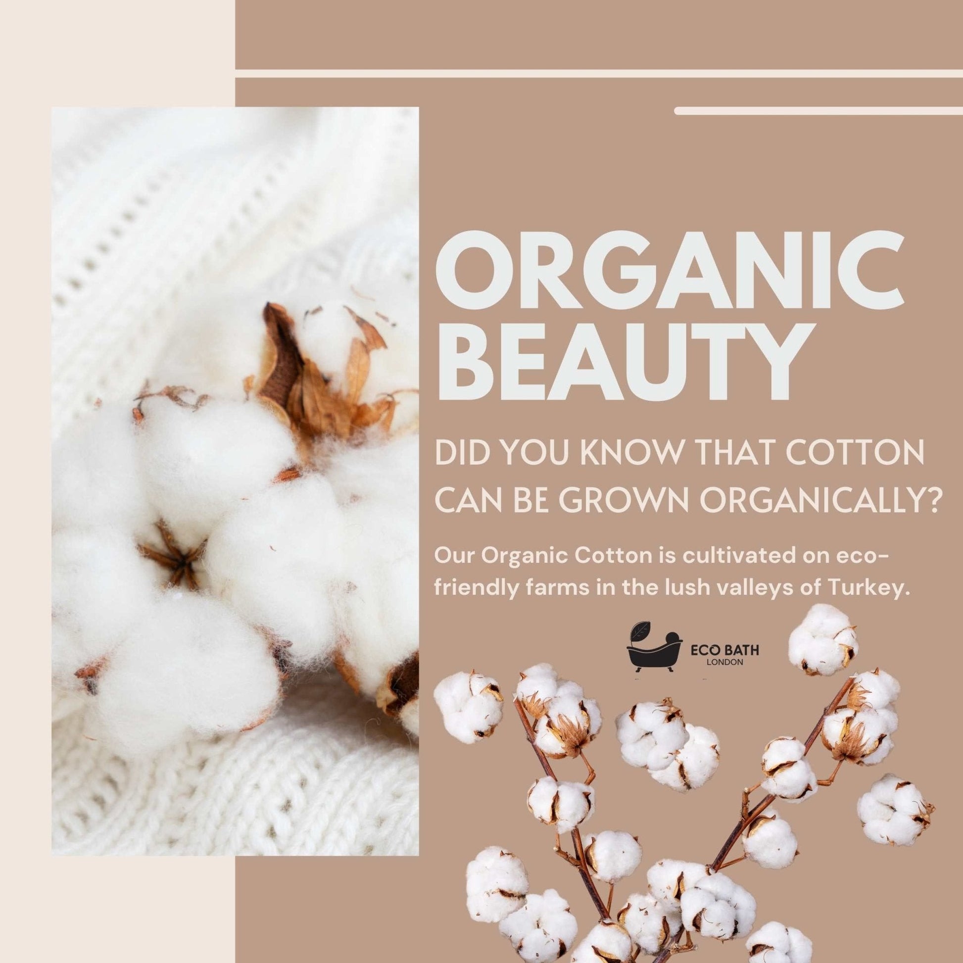 Organic Cotton Bath Mitt Pack of 3 Ultra Soft and Hypoallergenic