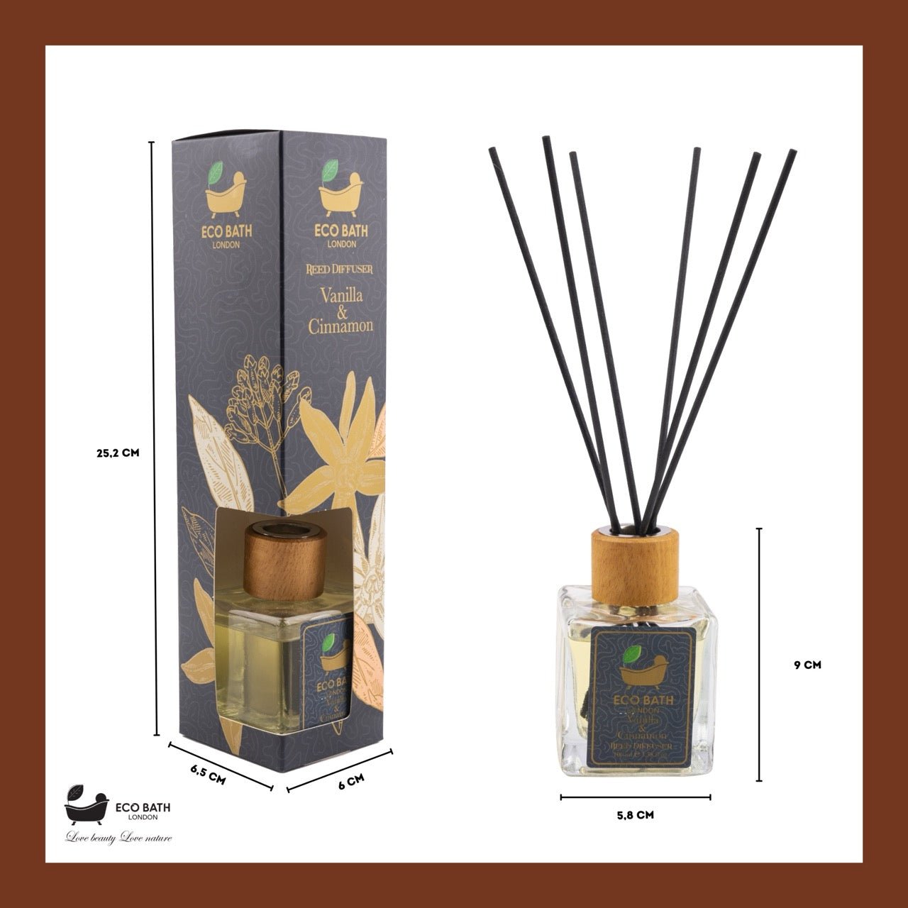 Vanilla Cinnamon Reed Diffuser 100ml