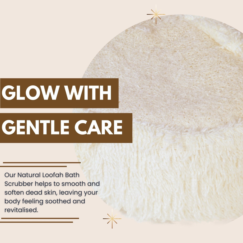 Natural Loofah Bath Scrubber