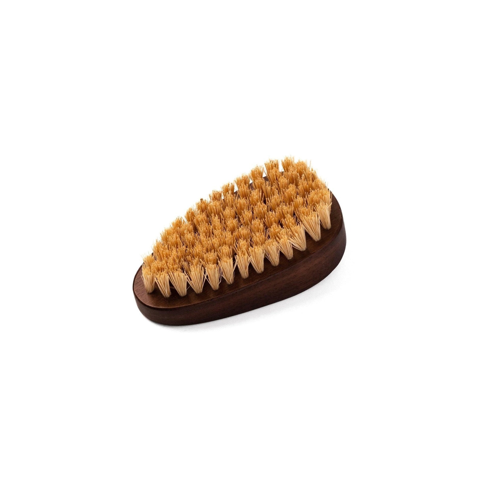 Natural Sisal Nail Brush in Beech, Walnut or Olive Wood