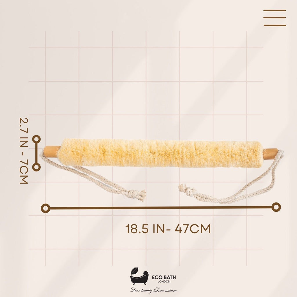 Natural Sisal Body Exfoliating Strap for Back Scrubbing