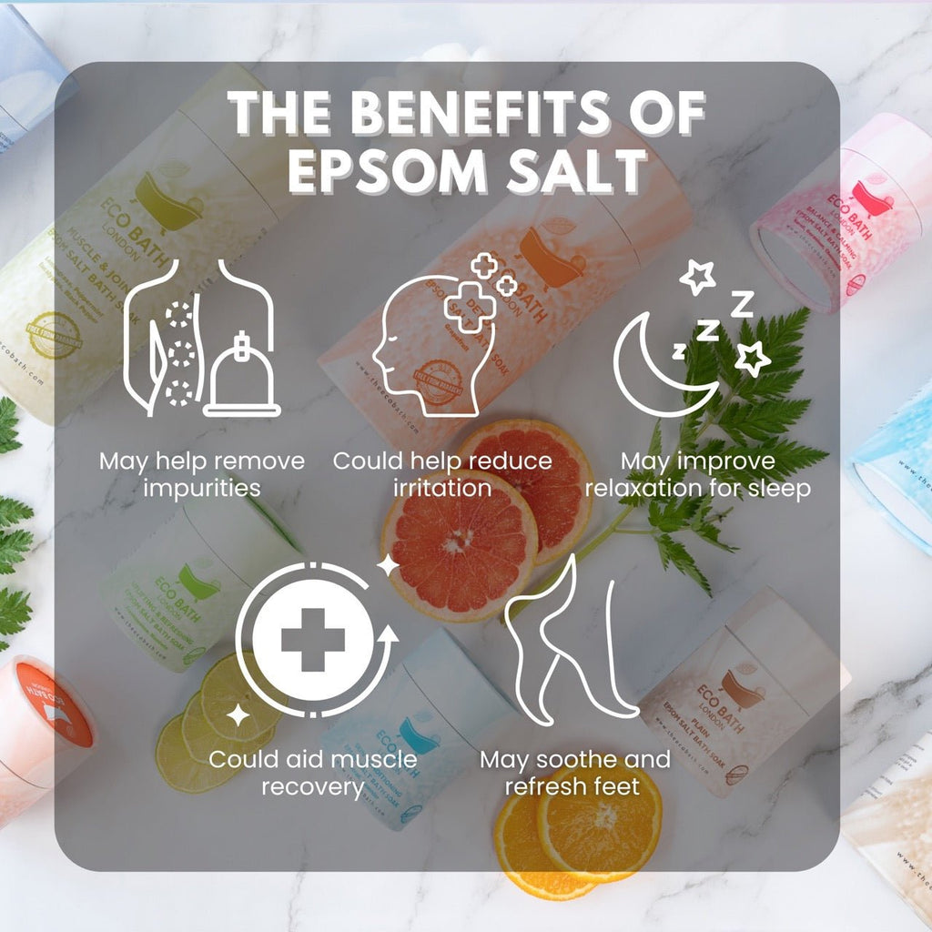 Plain Epsom Salt Bath Soak Tube