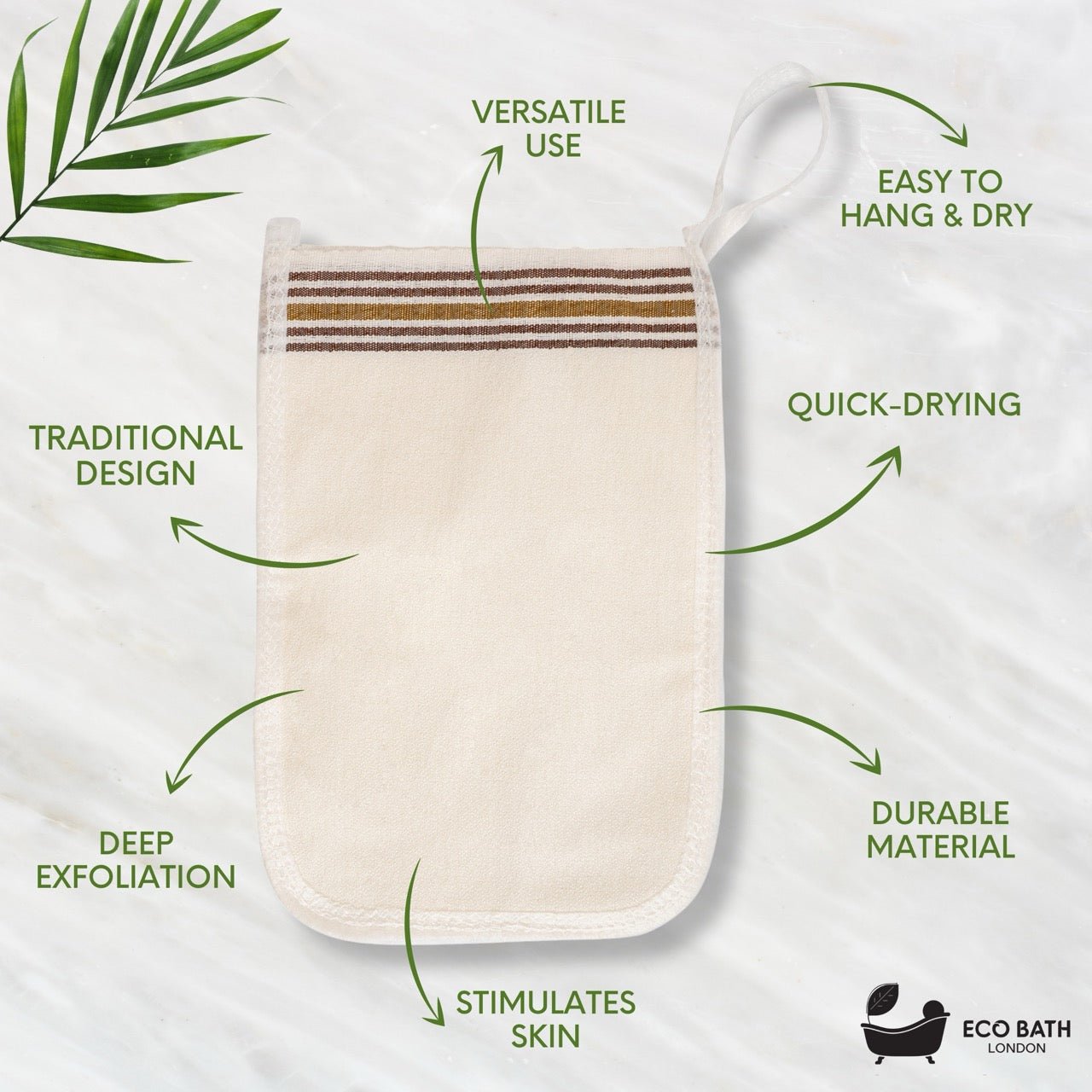 Turkish Bath Mitt Fine Texture Skin Exfoliating Glove