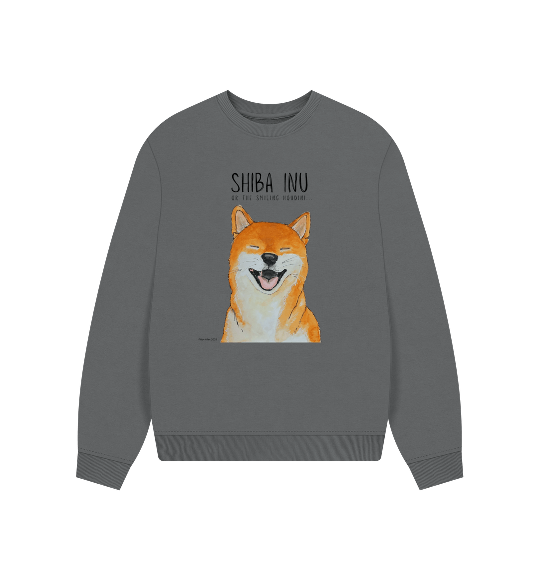 Cuddle Criminal Smiling Shiba Sweatshirt