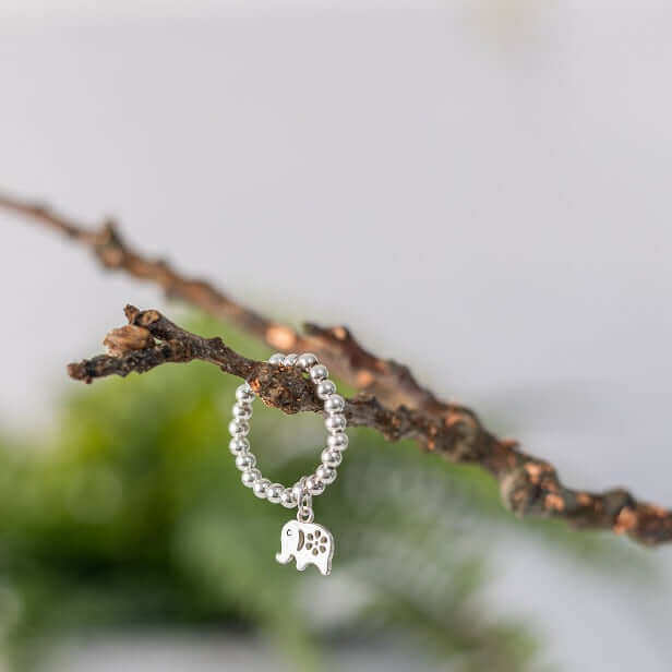 Handcrafted Sterling Silver Elephant Ring