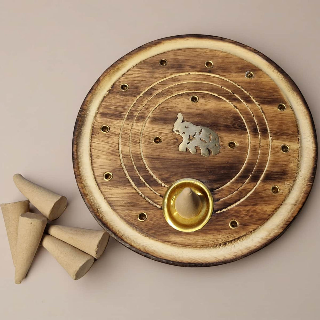 Sandalwood Incense Gift Set with Wood Burner