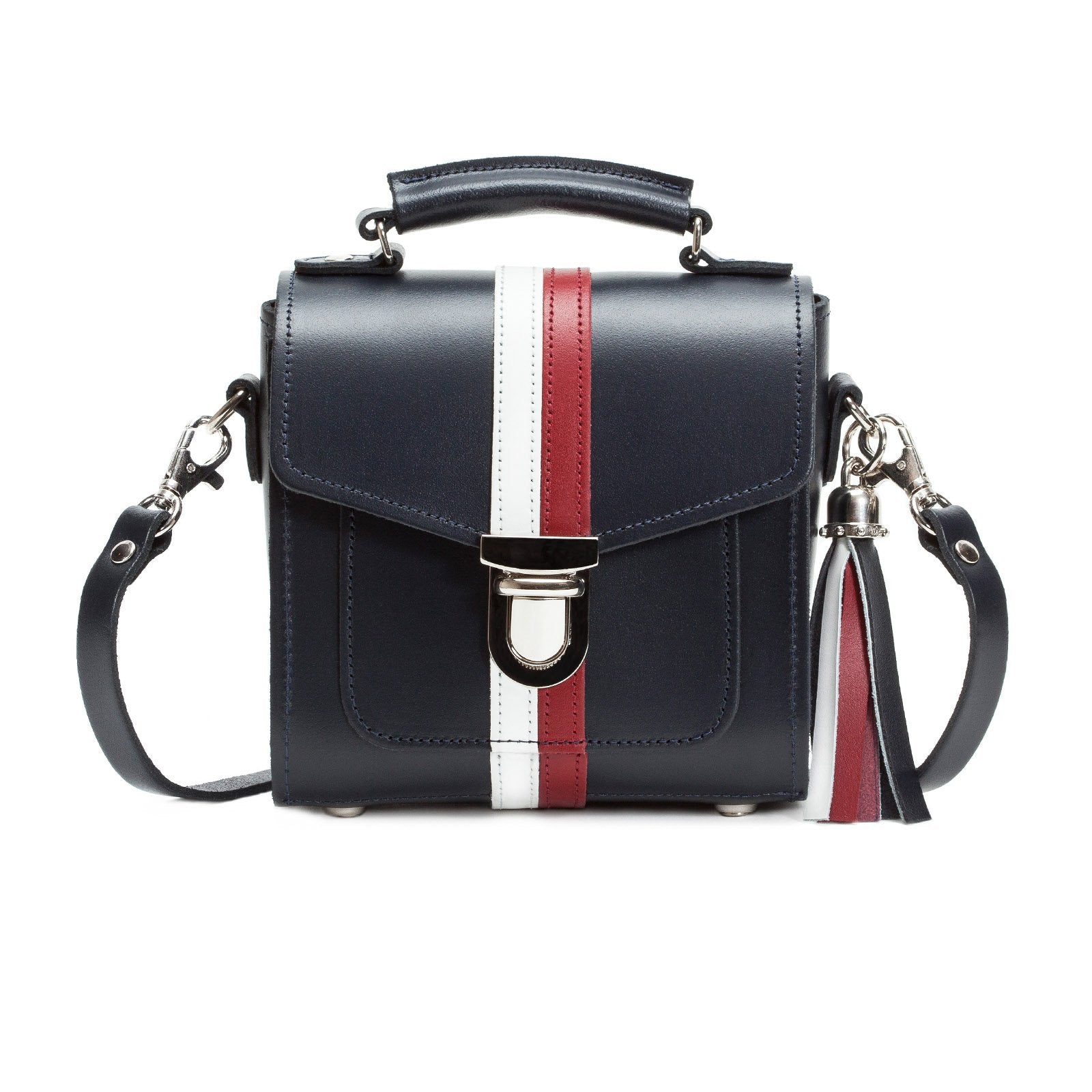 Handmade Leather Sugarcube Handbag