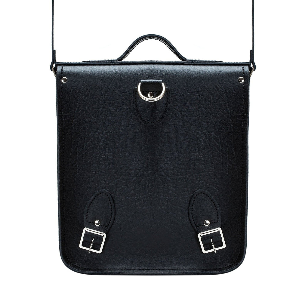 Handmade Leather City Backpack in Black