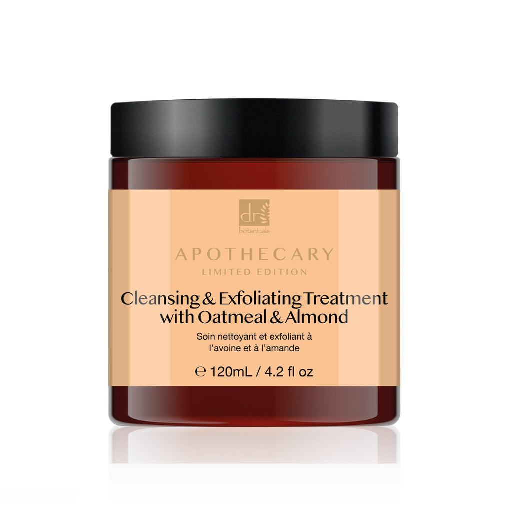 Cleansing and Exfoliating Treatment with Oatmeal and Almond 120ml Twin Pack