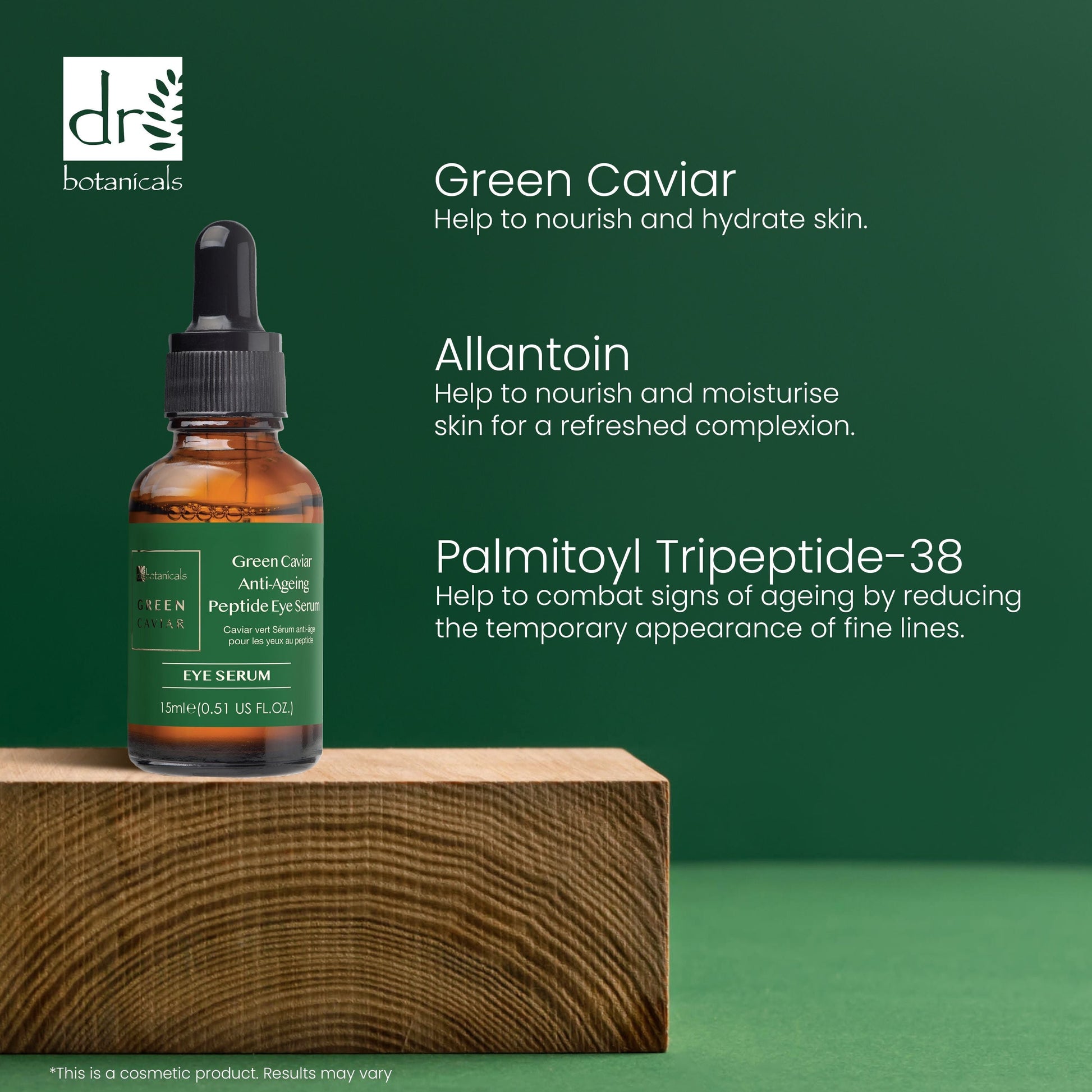 Green Caviar Anti Ageing Peptide Eye Serum 15ml Twin Pack