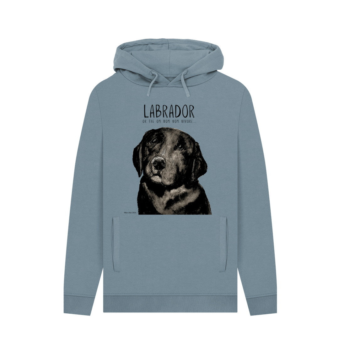 Snack Sensei Hoodie with Black Labrador Print