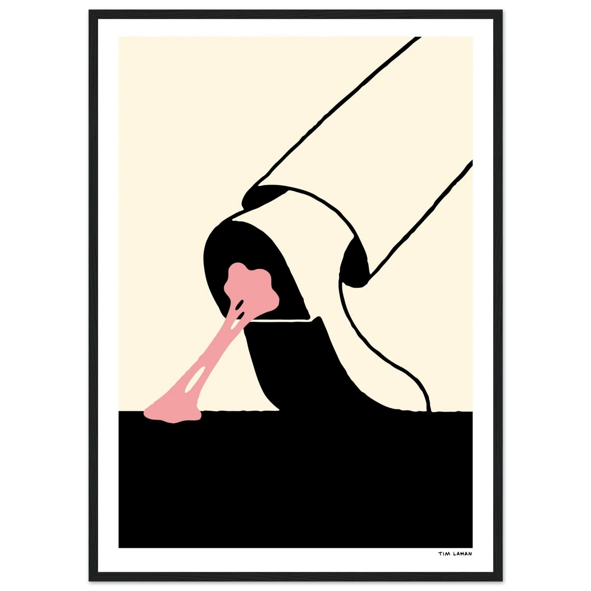 Stuck Framed Print