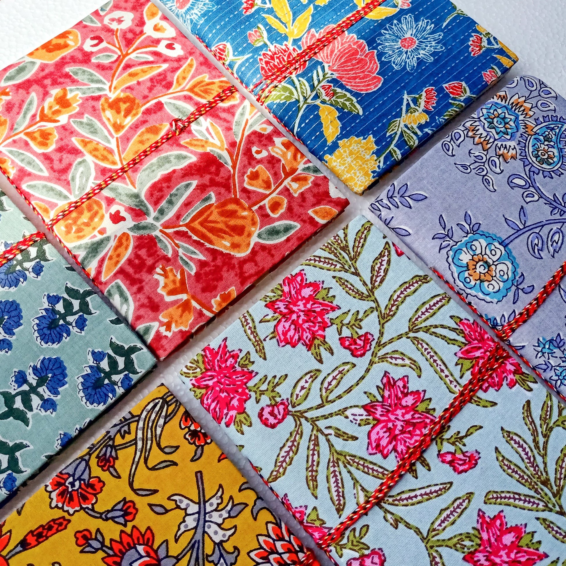 Handmade Cotton Fabric Journal 5 x 7 inch Fair Trade