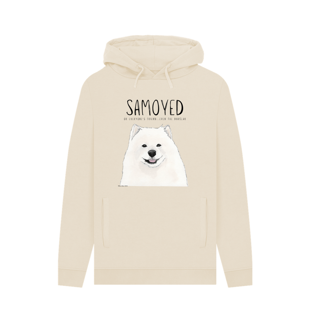 Samoyed Hoodie for Men - Organic Cotton Pullover
