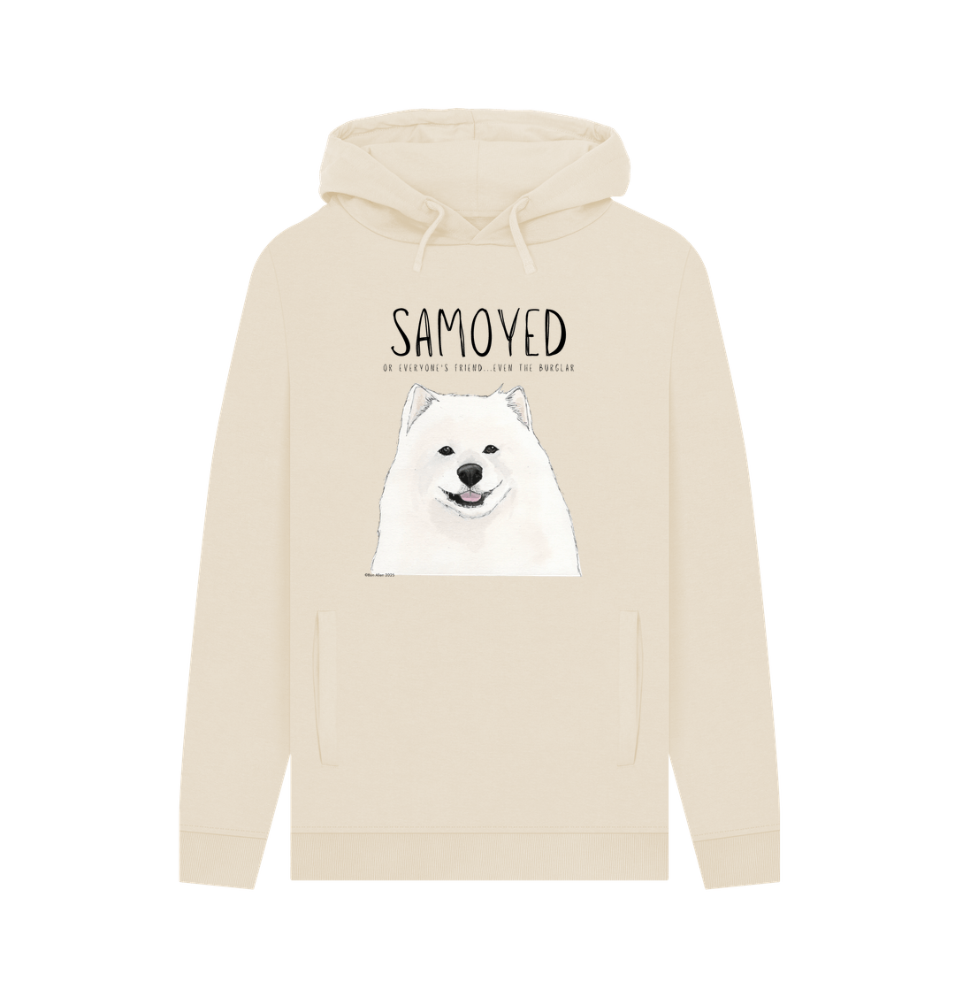 Samoyed Hoodie for Men - Organic Cotton Pullover