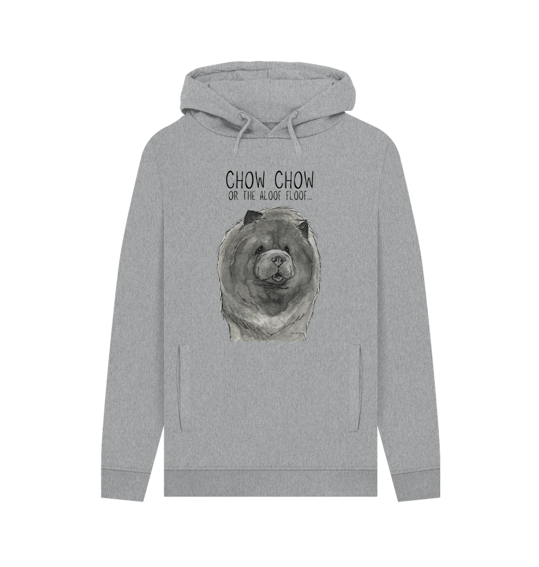 Blue Chow Chow Men's Hoodie with Aloof Floof Design