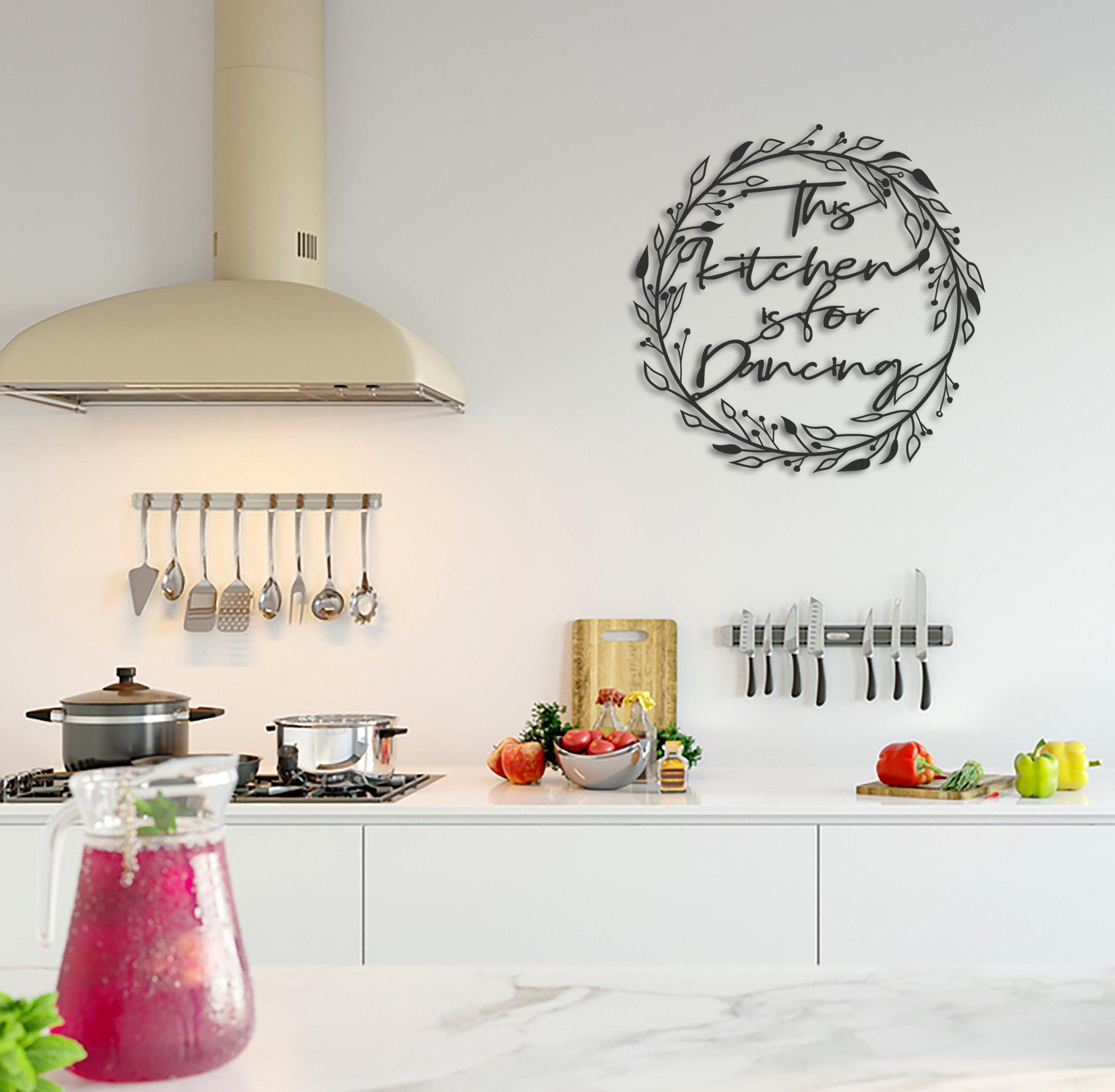 Flowery Metal Wall Art