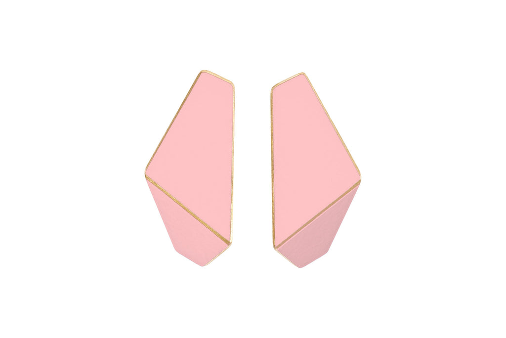 FOLDED SLIM Earrings - Lightweight & Unique by Lisa Kroeber Jewellery - Handcrafted in Estonia by Lisa Kroeber Jewellery at www.brixbailey.com