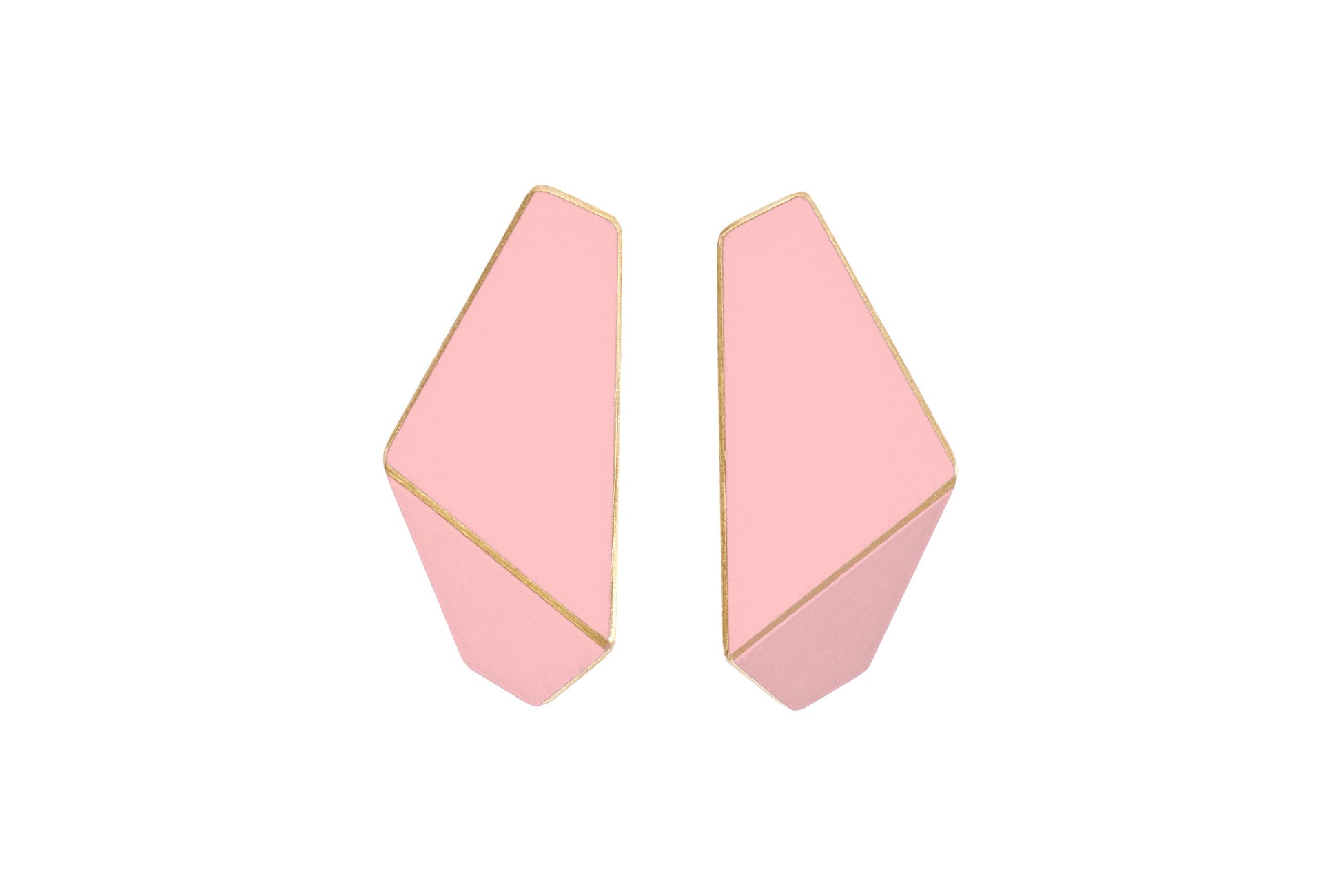 FOLDED SLIM Earrings - Lightweight & Unique by Lisa Kroeber Jewellery - Handcrafted in Estonia by Lisa Kroeber Jewellery at www.brixbailey.com