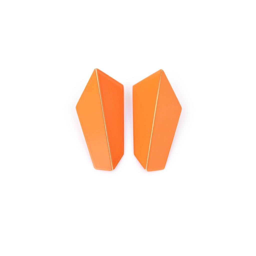 Folded Vertical Earrings