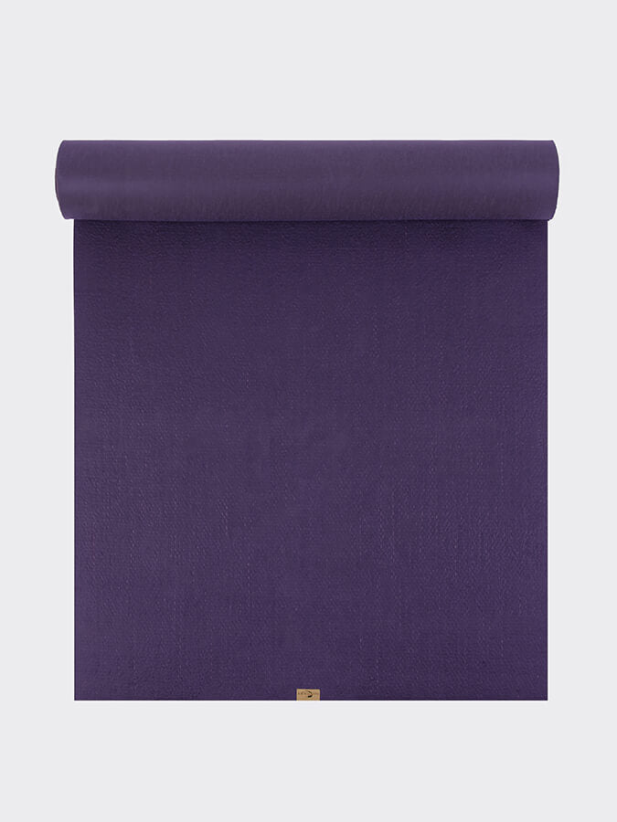 Extra Long Natural Rubber Yoga Mat 6mm Jute