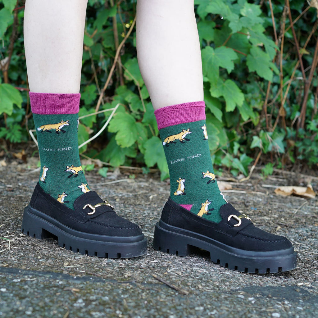 UK Wildlife Bundle of 4 Bamboo Socks