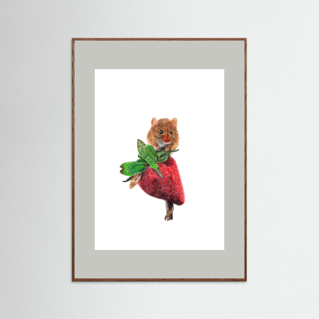 Field Mouse Wildlife Art Print