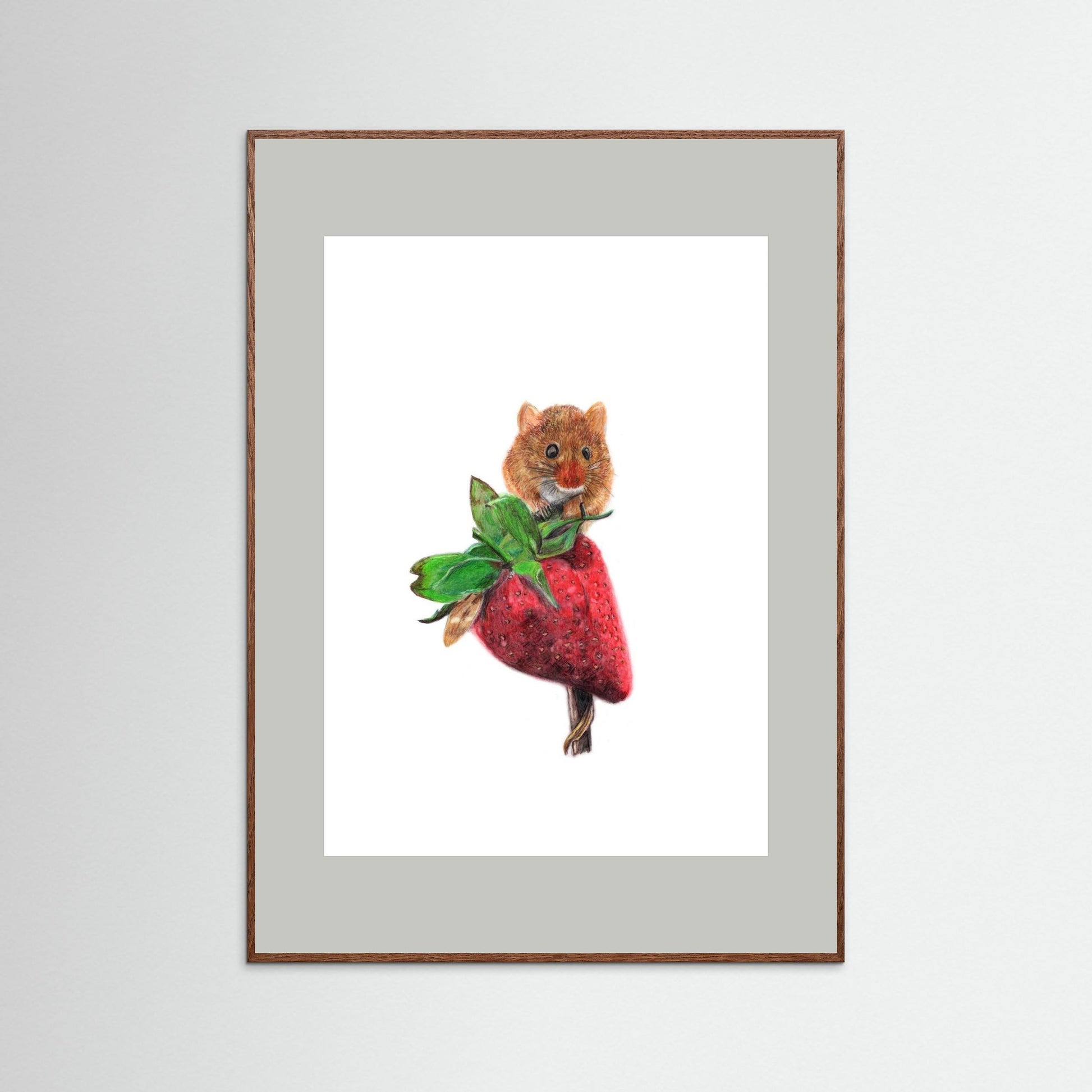 Field Mouse Wildlife Art Print