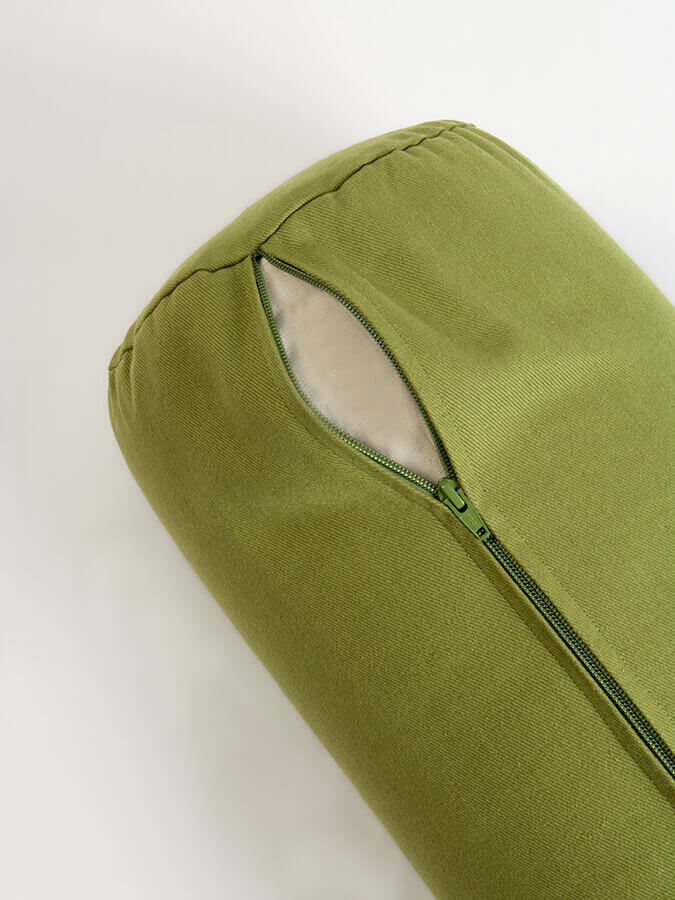 Organic Cotton Buckwheat Lotus Meditation Bolster Cushion