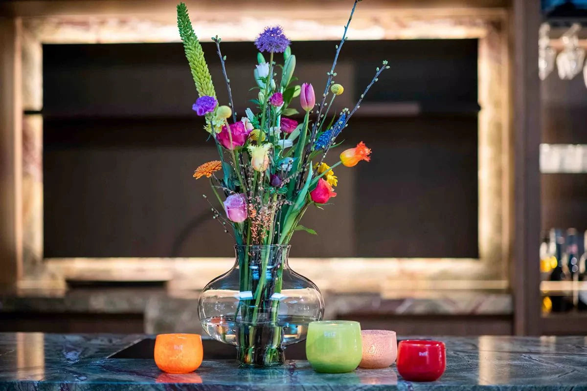 Recycled Clear Glass Vase MD1