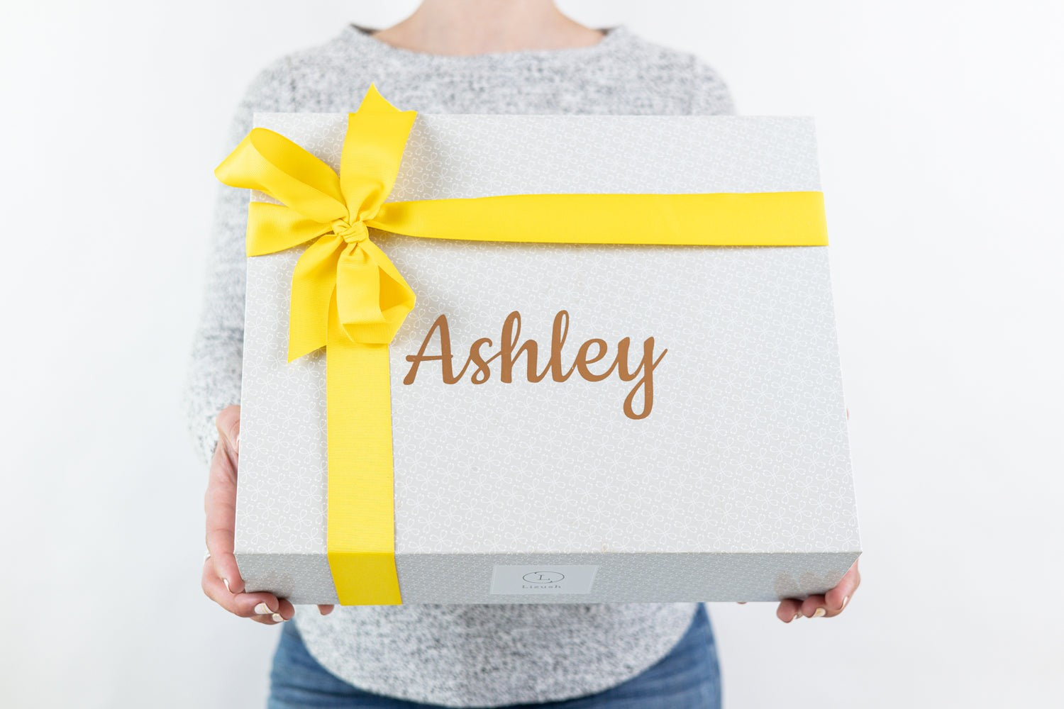 functional soap saver and gray towel from an all-natural get well gift set