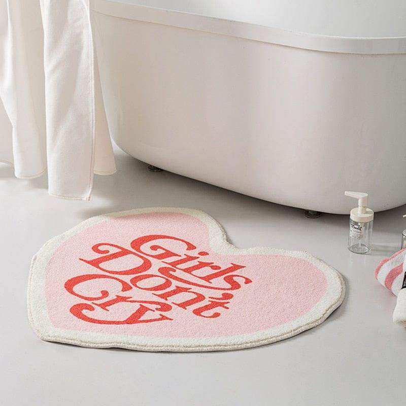 Heart Shaped Rug in Vibrant Colors
