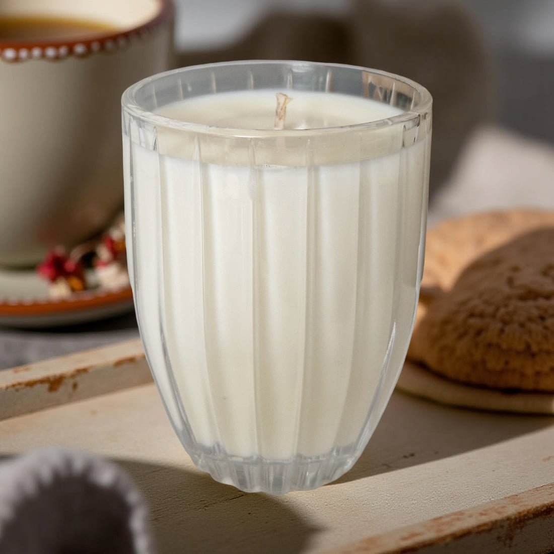 Glass Candle with Sandalwood and Bergamot