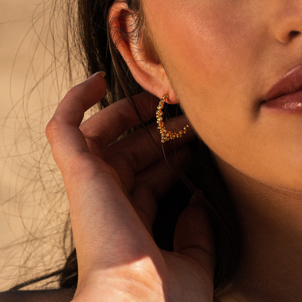 Gold Nyx Hoops