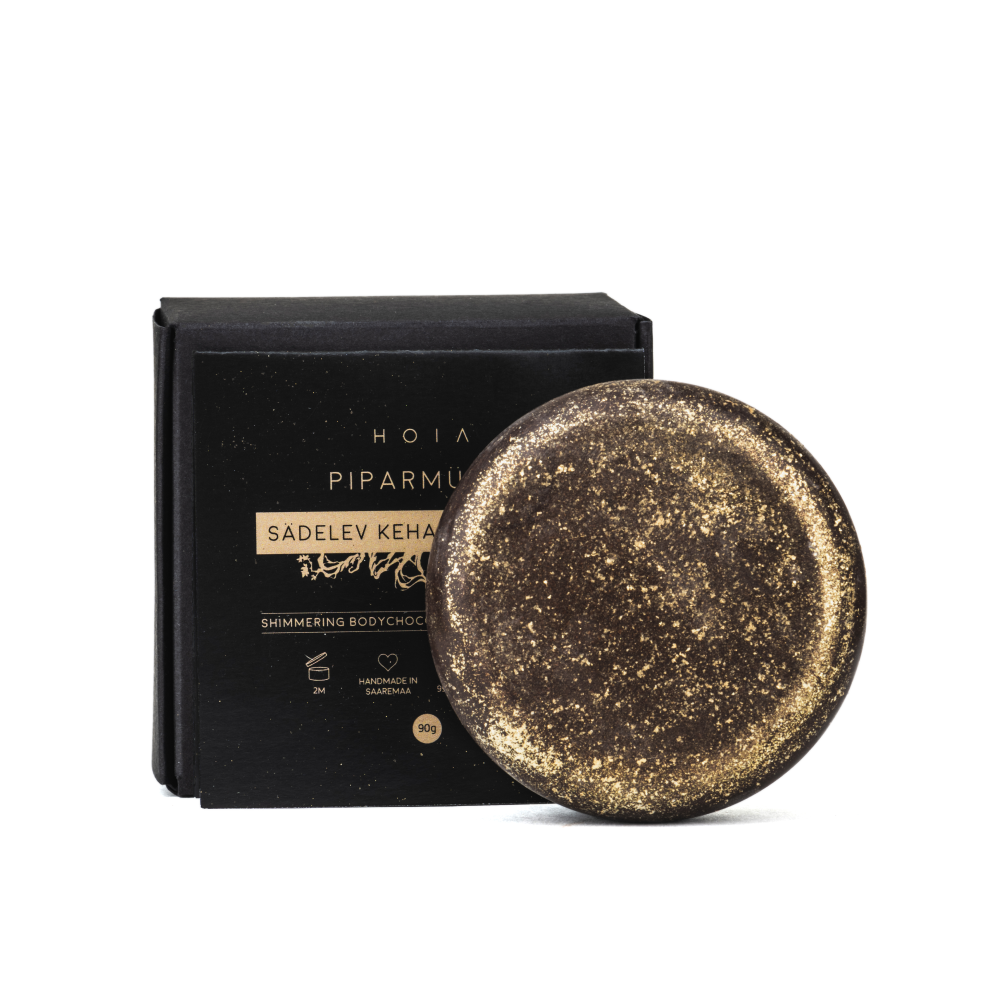 Nourish Your Skin with Shimmering Body Chocolate - Luxurious & Eco-Friendly Skincare by HOIA at www.brixbailey.com