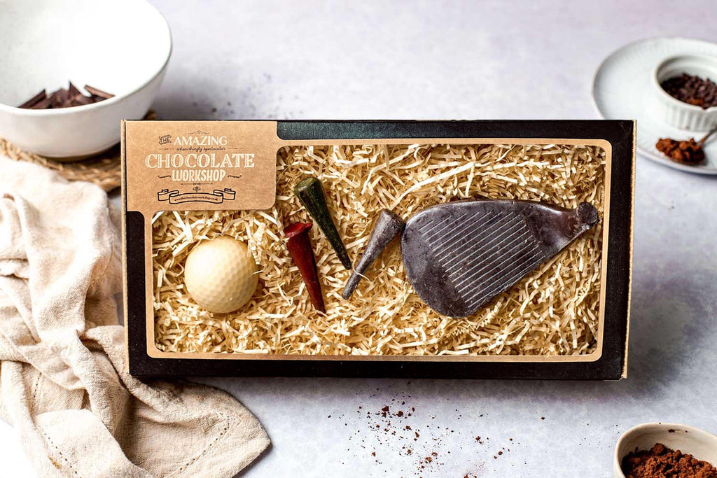 Chocolate Golf Gift Set with Club Ball and Tees