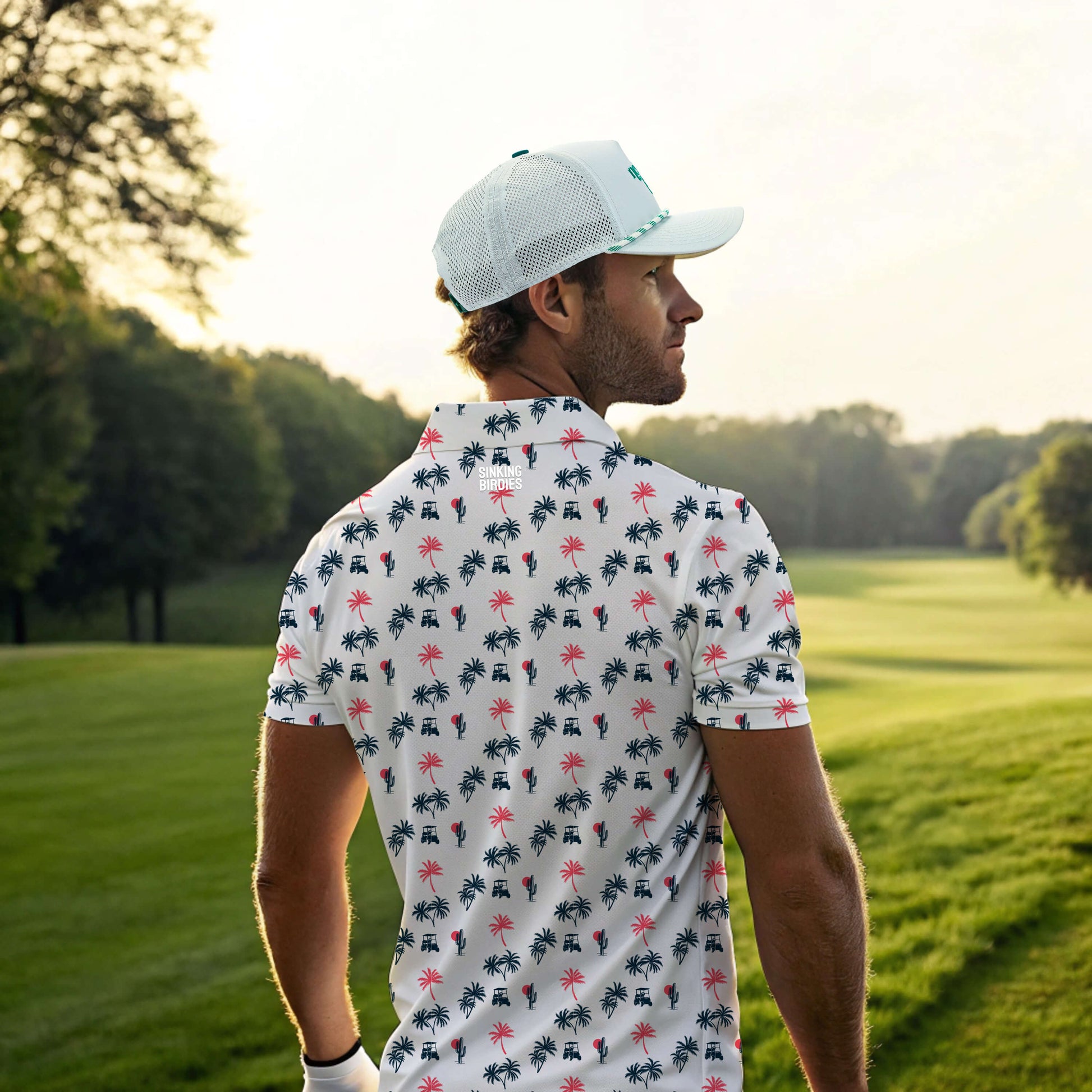 Never Lay Up Rope Golf Hat