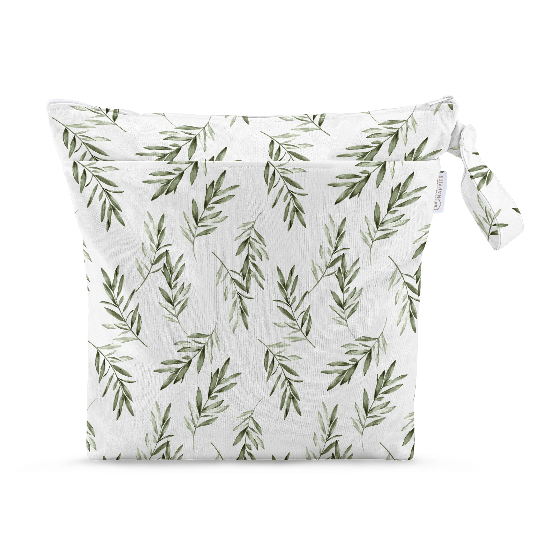 Grab and Go Nappy Wet Bag with Handle in Eden