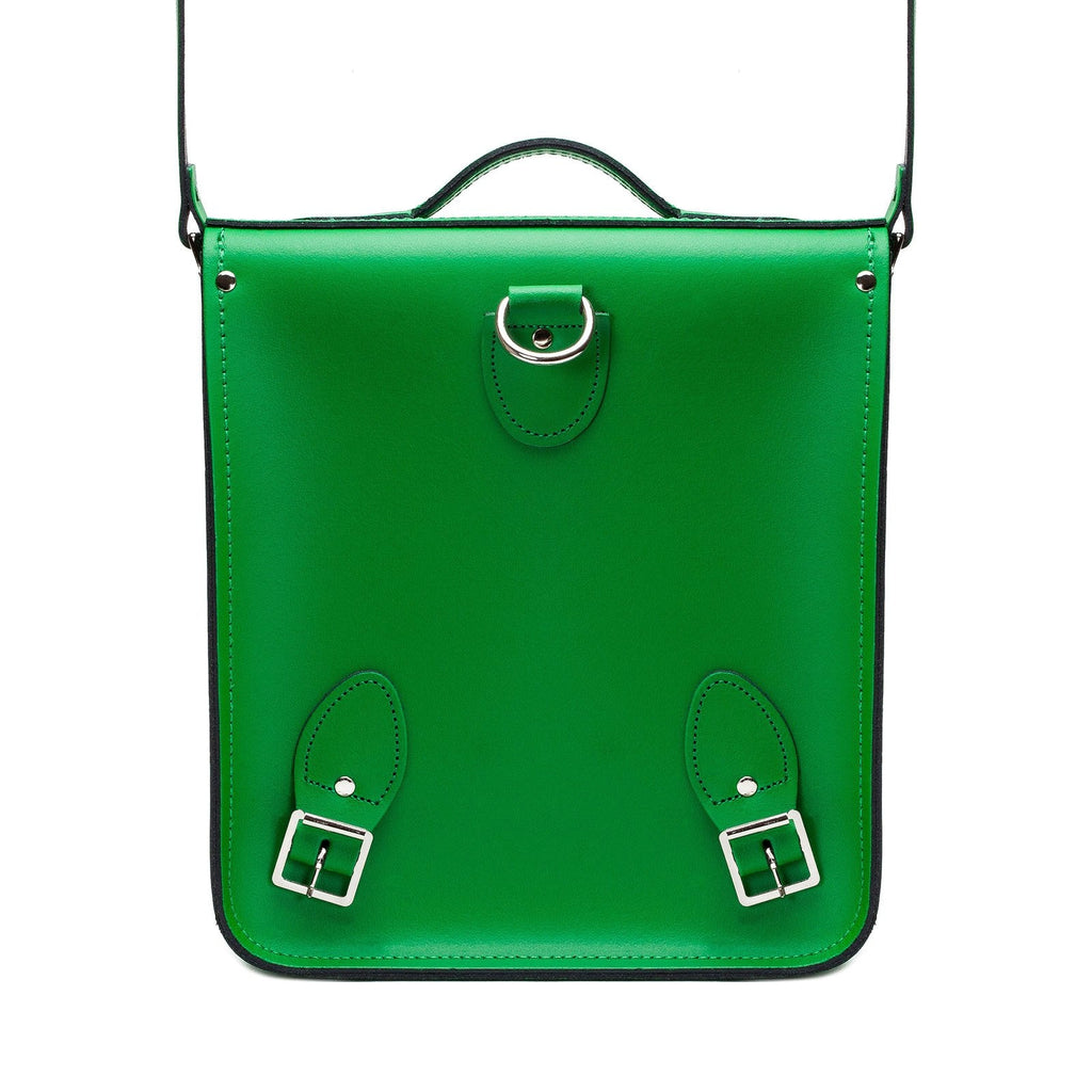 Handmade Leather City Backpack in Green