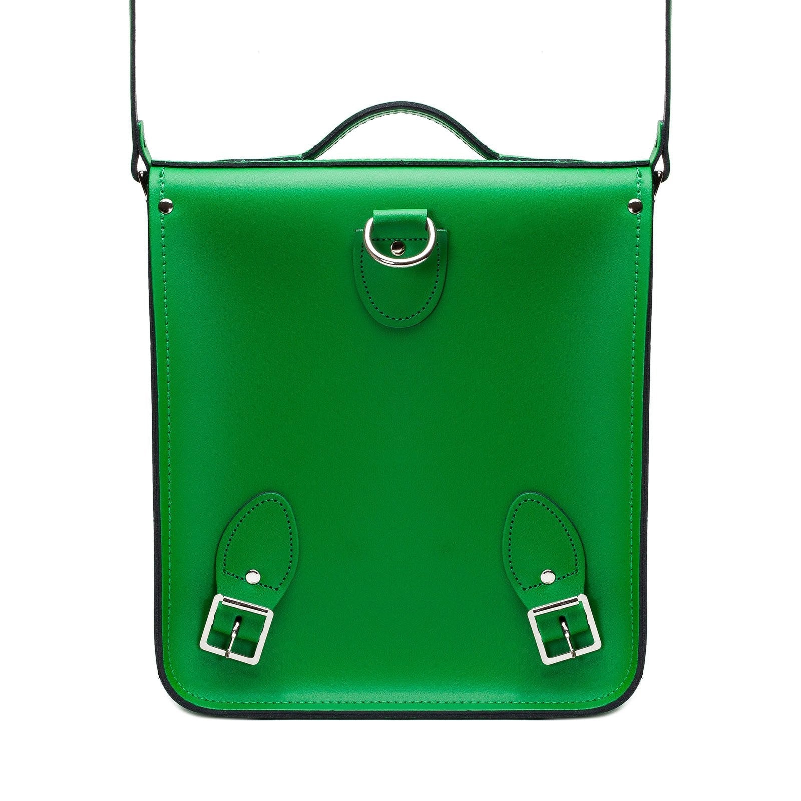 Handmade Leather City Backpack in Green