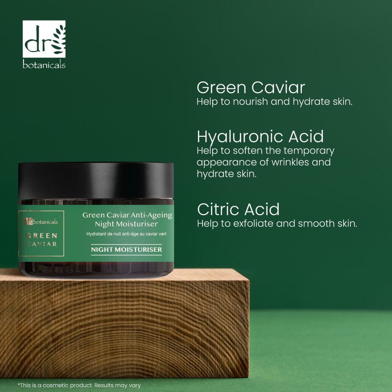 Green Caviar and Argan Oil Night Cream 50ml