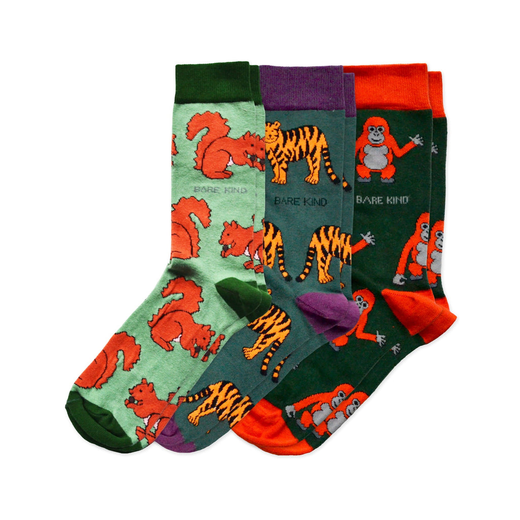 Green Lover Bamboo Sock Set 3 Pairs
