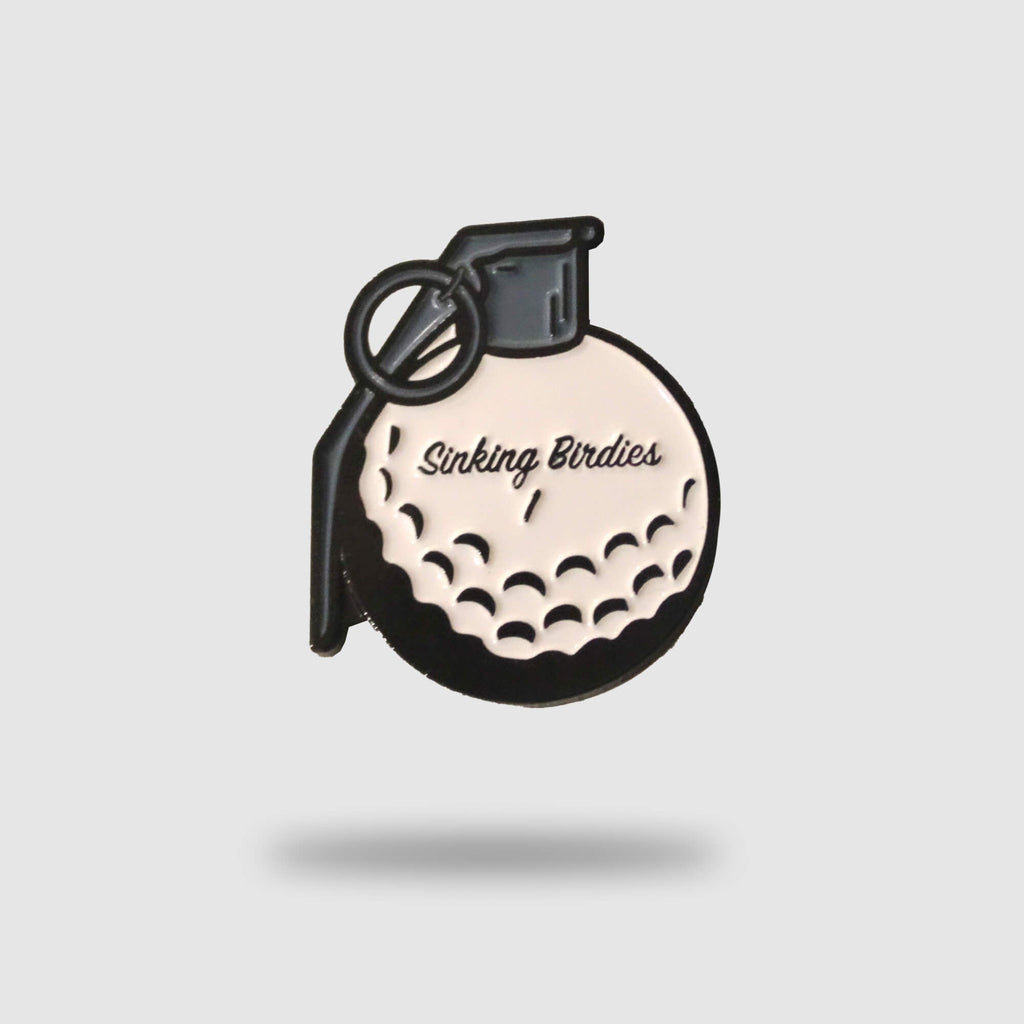 Grenade Golf Ball Marker