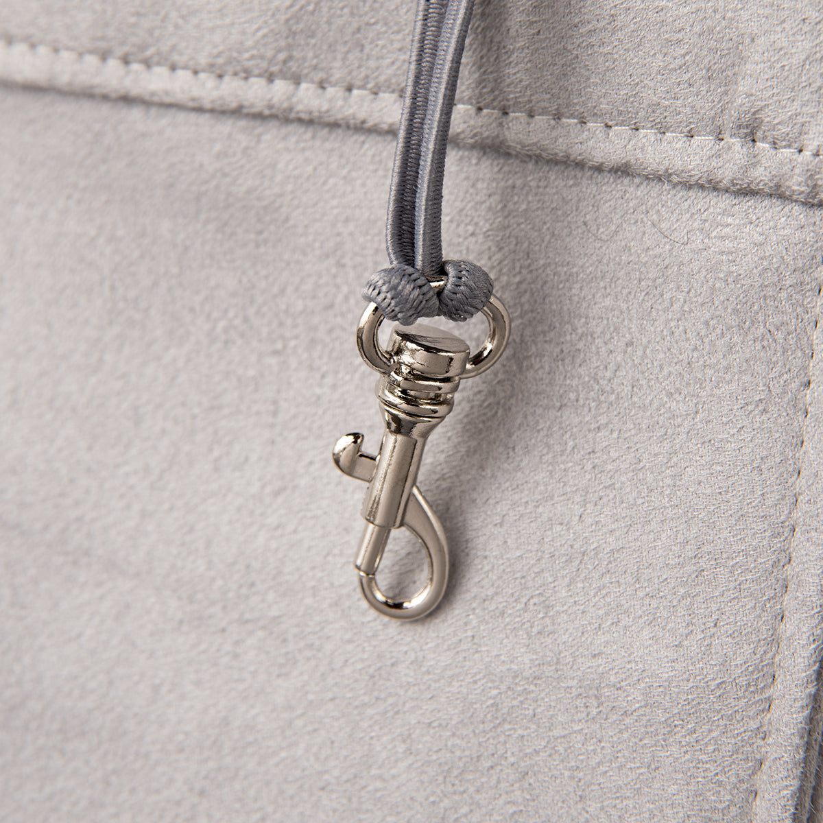 Grey Suede Camden Bear Dog Carrier