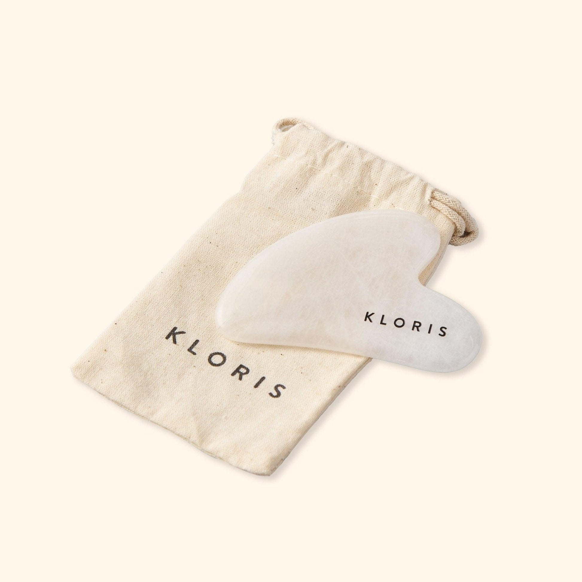White Jade Gua Sha Tool for Face and Body